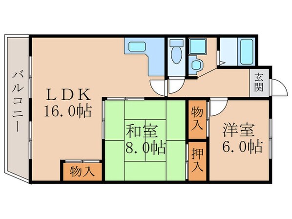 ワンエイトの物件間取画像